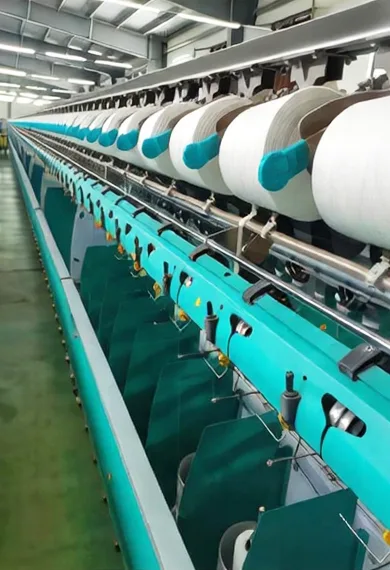 Recycled Spun Polyester Yarn