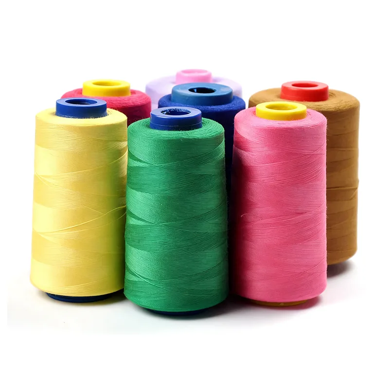 Fil de polyester filé recyclé
