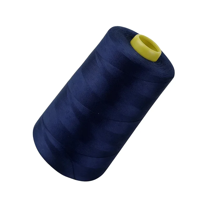 Fil à coudre en polyester filé